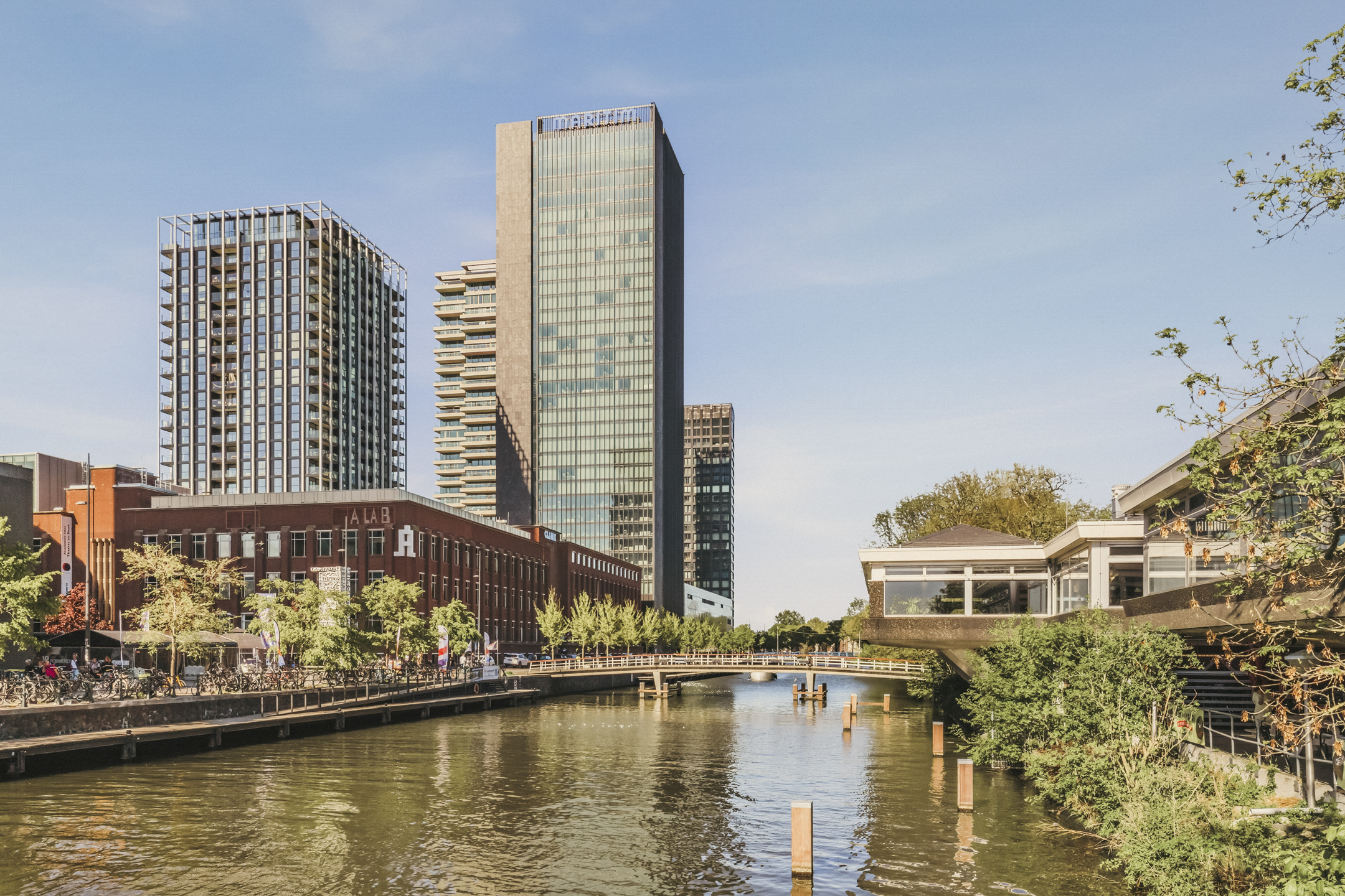 Waterfront view near Amsterdam Centraal